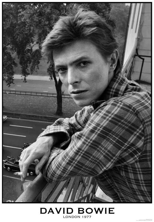 Poster David Bowie - London 1977, (59.4 x 84.1 cm)