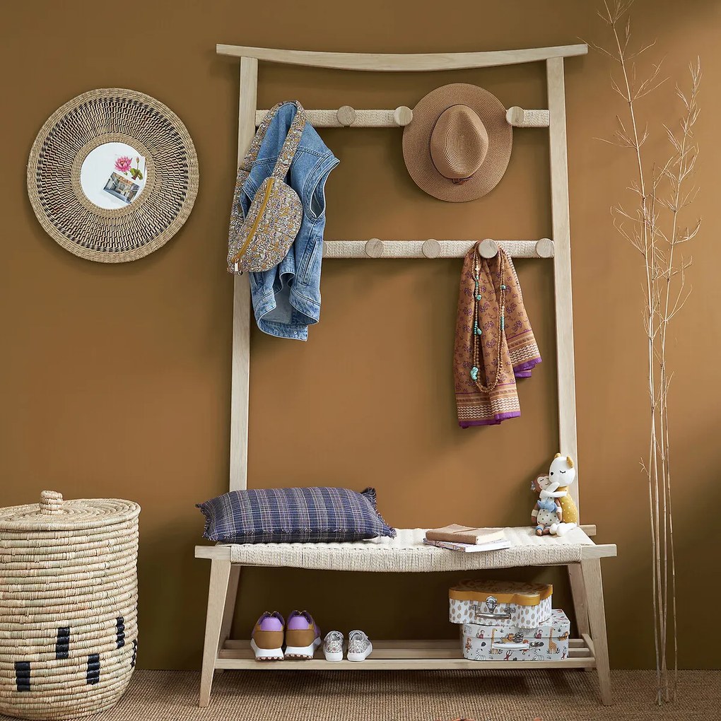 Vestiaire in massief eik, Kioto