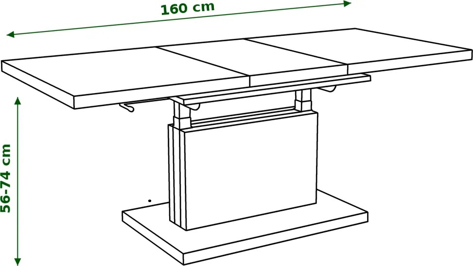 ASTON beige, salontafel