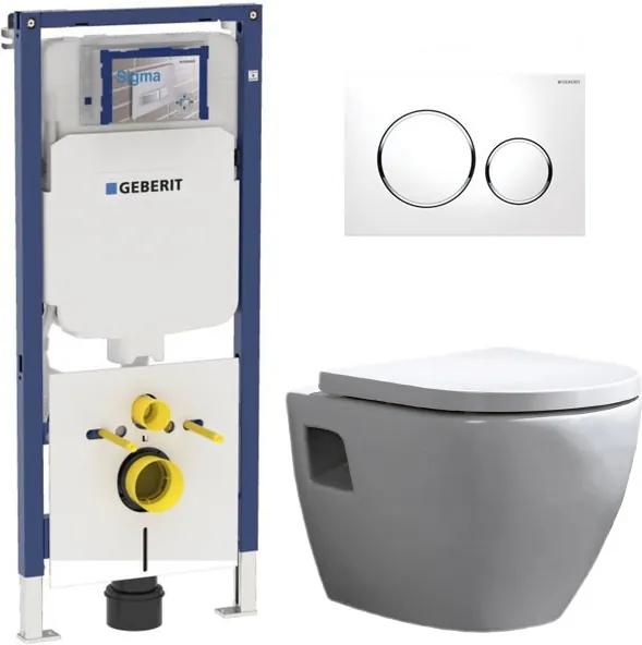 Geberit UP720 Toiletset - Inbouw WC Hangtoilet Wandcloset - Daley Sigma-20 Wit