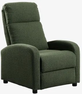 Libuliana Beklede Relaxfauteuil Bouclé Legergroen - Sklum