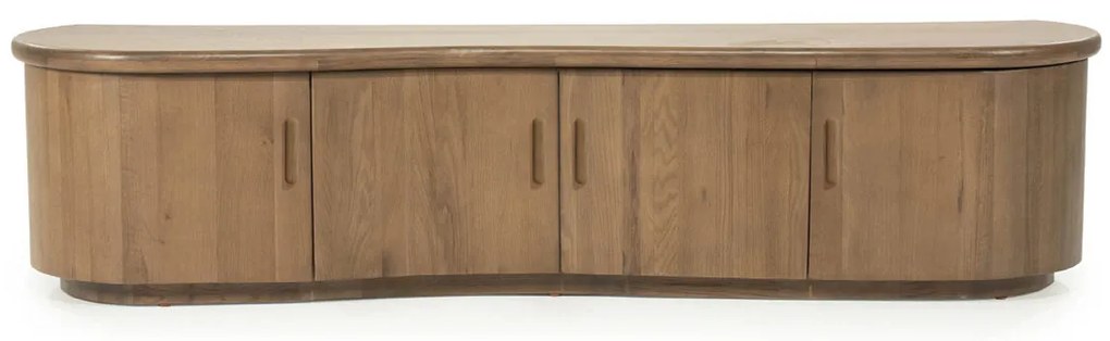 Tv-meubel Organische Vorm Eiken 180 Cm Bruin - 180x42x43cm.