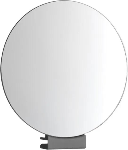 Make-up spiegel met klem 12 cm, chroom