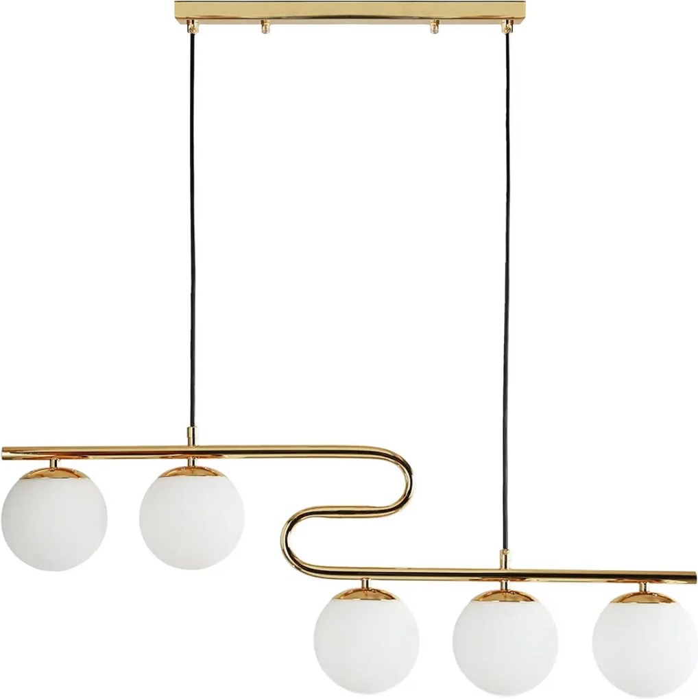 Hanglamp APP1599-5CP Gold