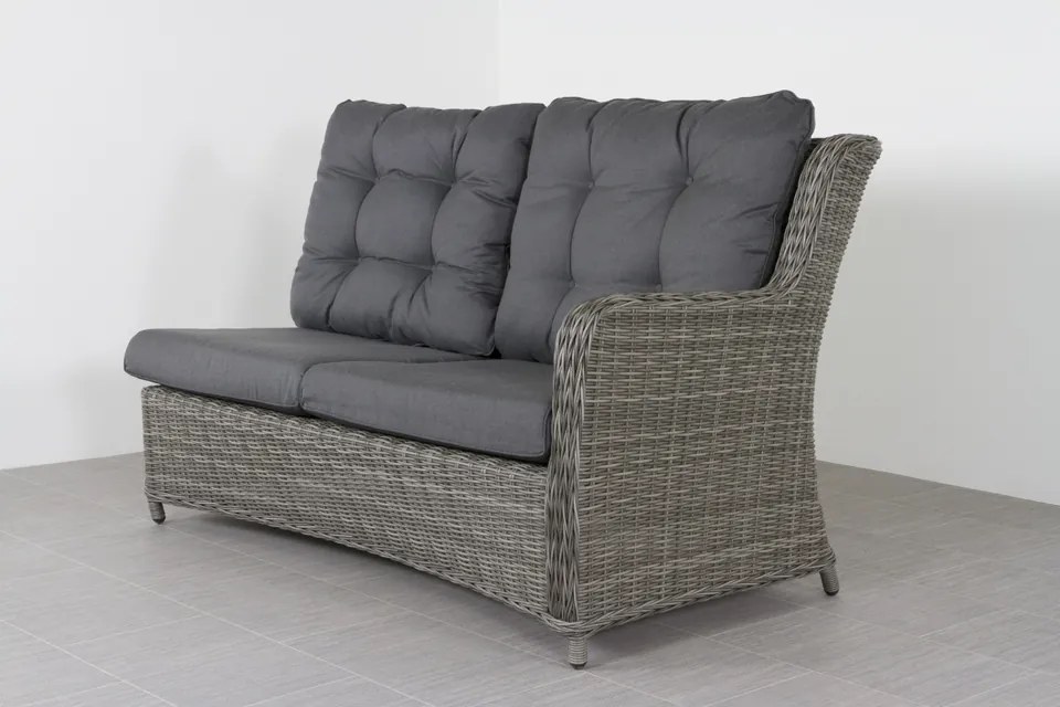 Lounge dining set Richmond - Ash grey (OP=OP)