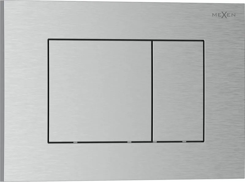 Mexen Tex 02 spoelknop, geborsteld nikkel - 6102-10
