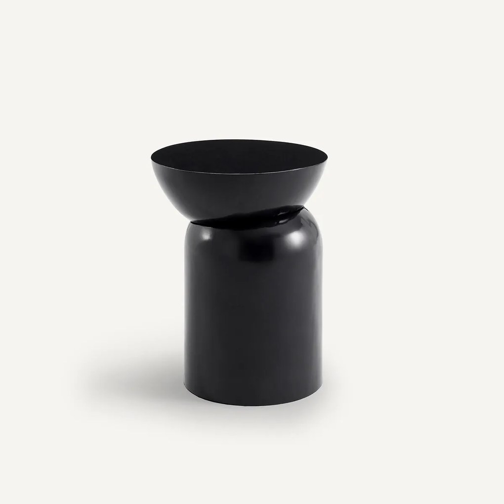 Bijzettafel in gegoten aluminium, Fraulino