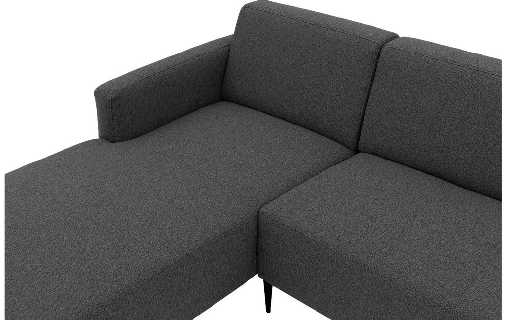 Goossens  Key West grijs, stof, 2,5-zits, modern design