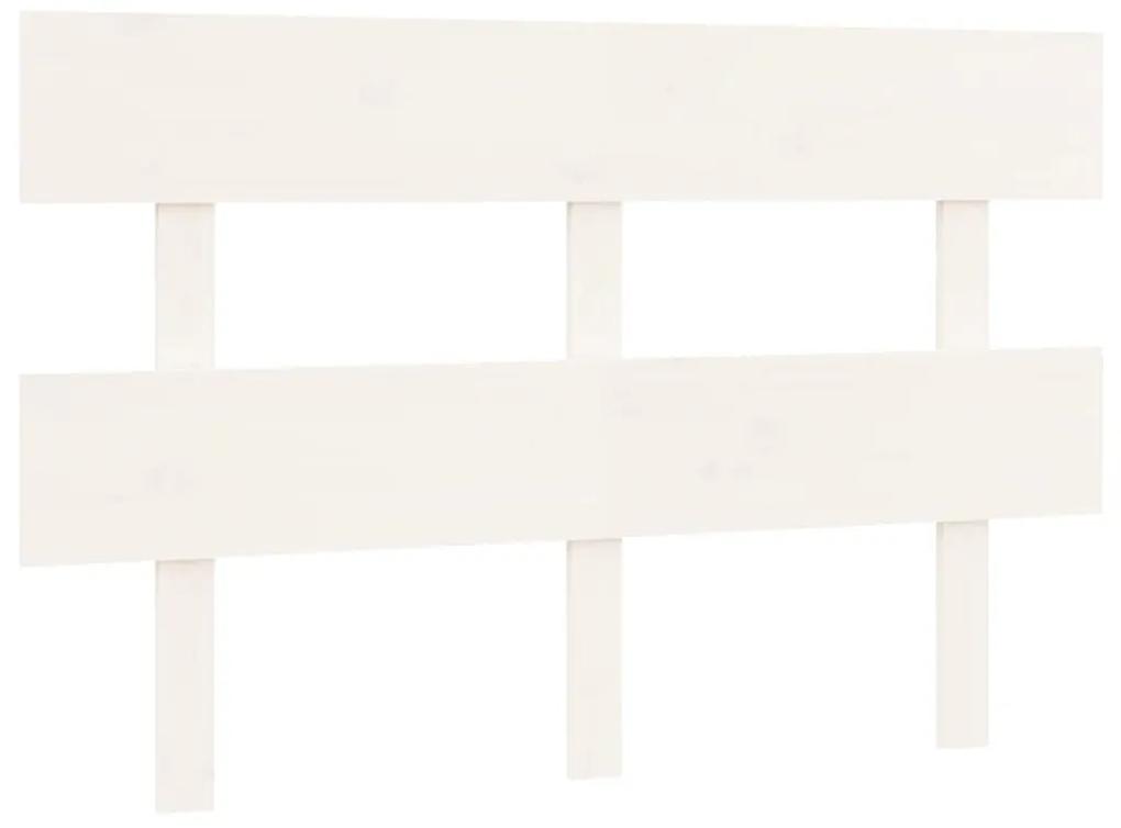 vidaXL Hoofdbord 144x3x81 cm massief grenenhout wit