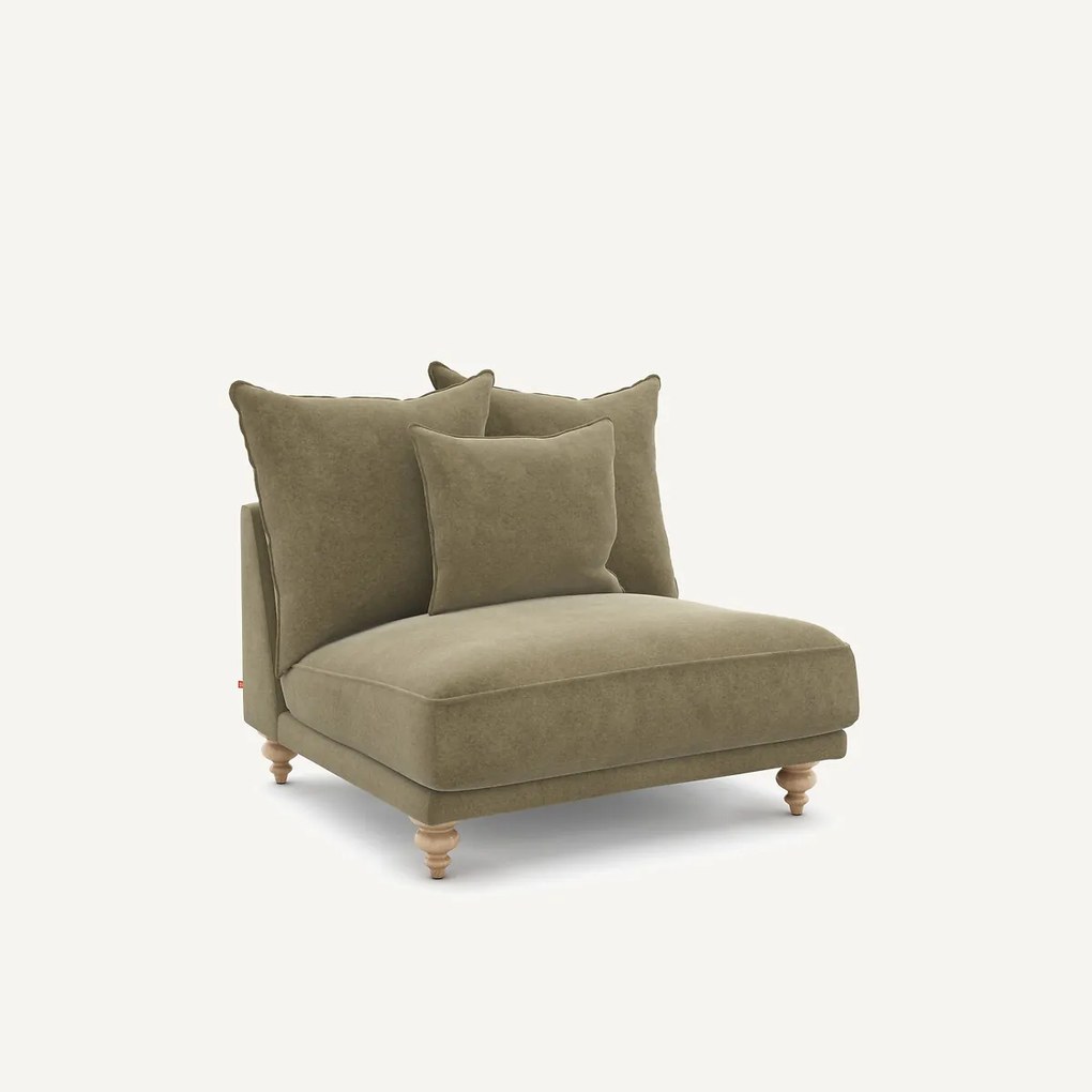 Bank in linnen fluweel, LAZARE