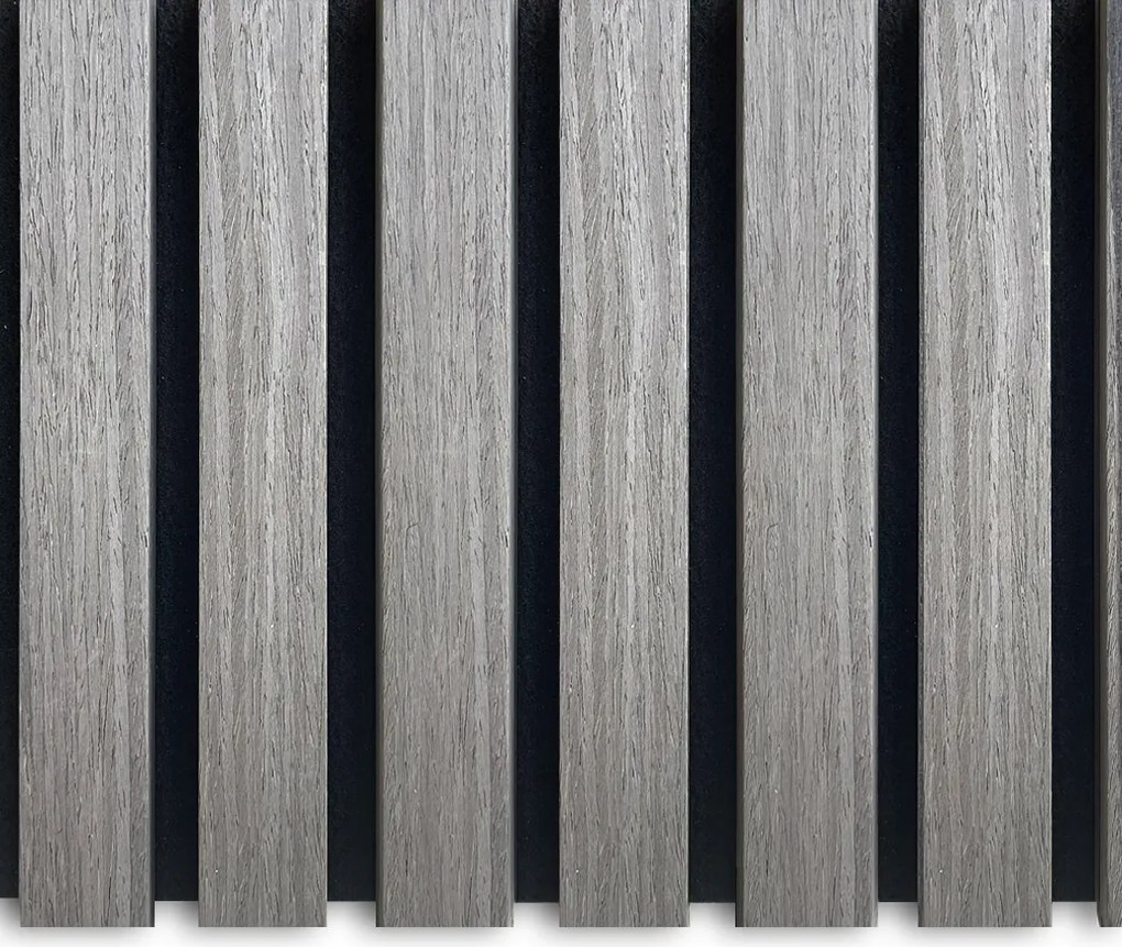 AkuPanel 240 cm Grijs Walnoot - Akoestische panelen