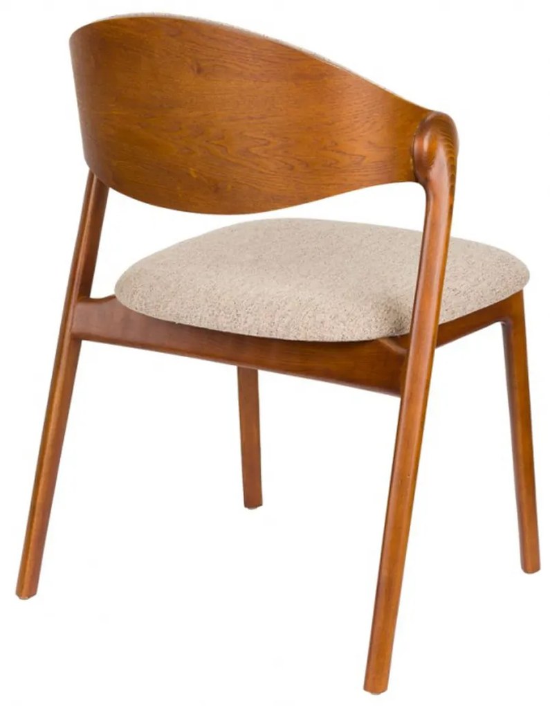 Dutchbone Babington Vintage Stoel Walnoot