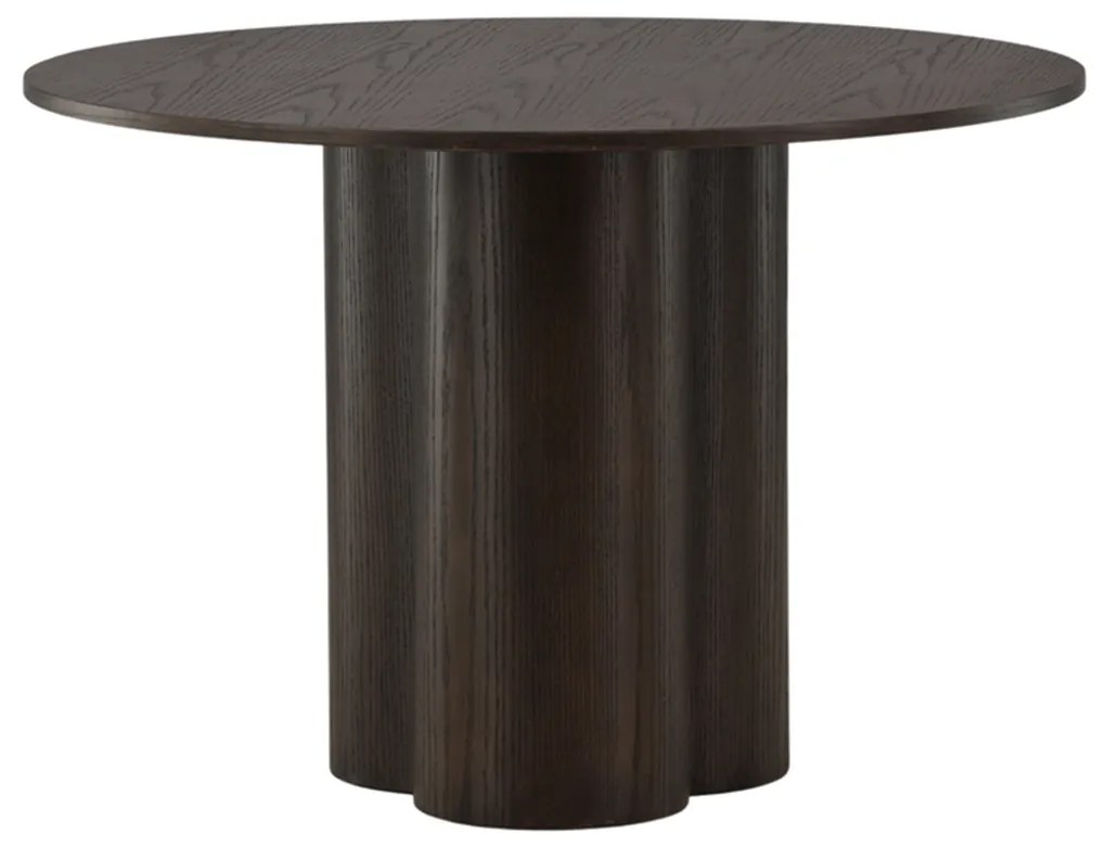 Design Eettafel Bruin - 110 X 110cm.