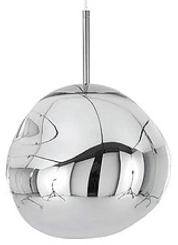 Hanglamp Sanimex Njoy Met E27 Fitting 27 cm Inclusief 4W Lamp Glas Chroom