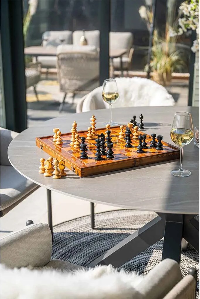 Garden Impressions Duuk tuintafel rond 120 cm - Napoli sand