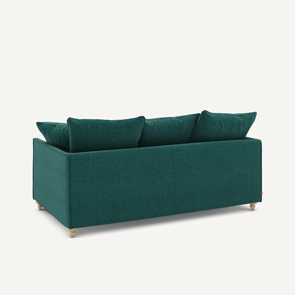Compacte slaapbank, 3 zits, in gevlekt canvas, LAZARE