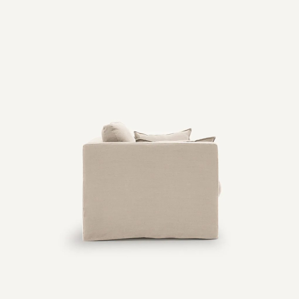 3-zitsbank, omvormbaar, in gekreukt linnen, Néo Kinkajou