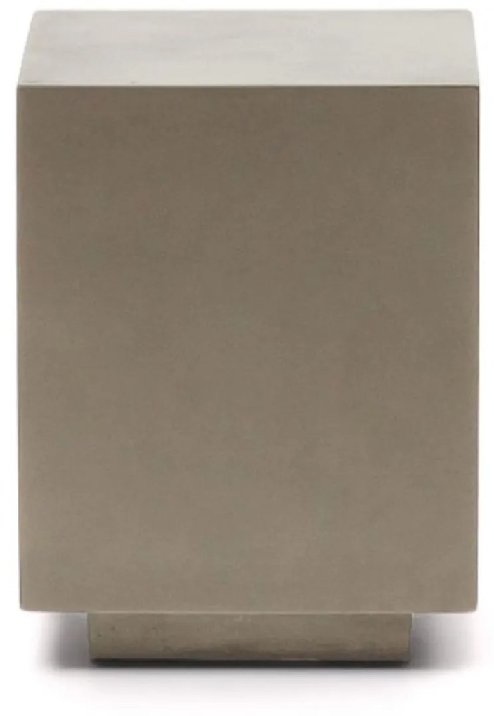 Kave Home Rustella Cement Bijzettafel Vierkant - 35 X 35cm.
