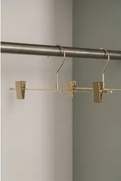 Set Van 6 Stalen Klemhangers Gärde Goud - Sklum