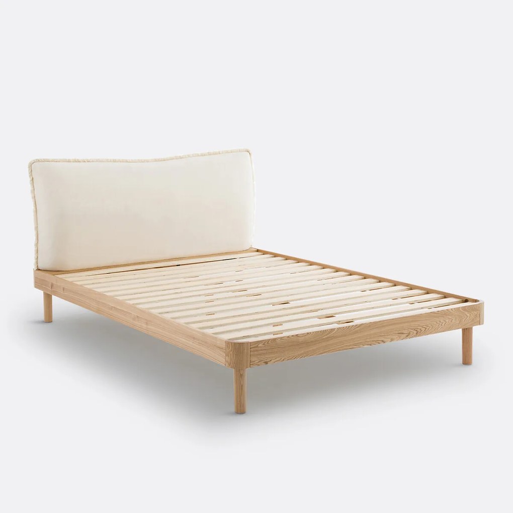 Bed met hoofdbord en lattenbodem, Amedi