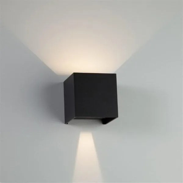 Absinthe by dmlights - Wandlamp Zenith Mat zwart Aluminium