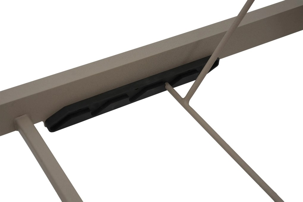Lifestyle Garden Furniture Mateo Ligbed Met Kussen Loft/carbon Aluminium Taupe