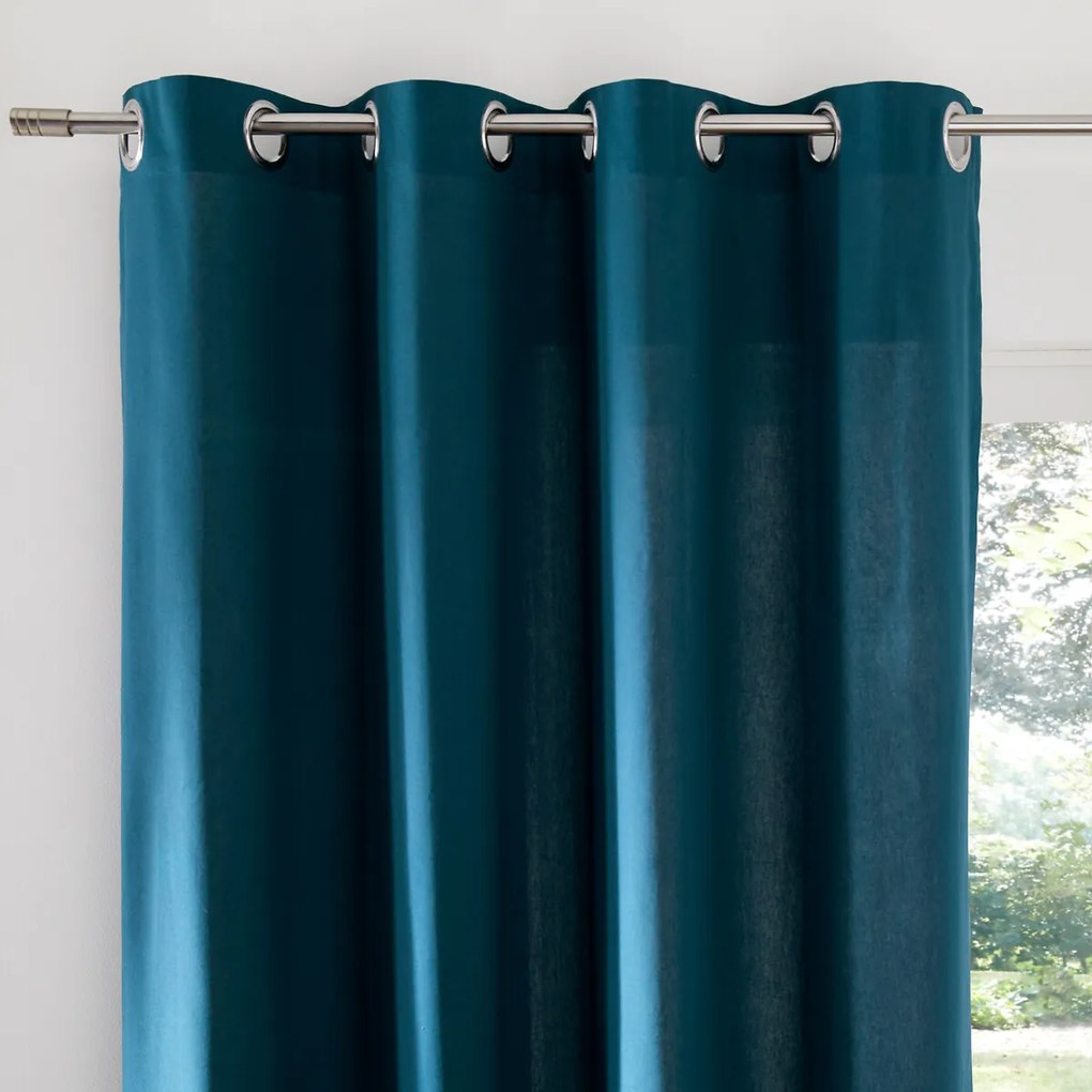 Katoenen gordijn met oogjes Scenario