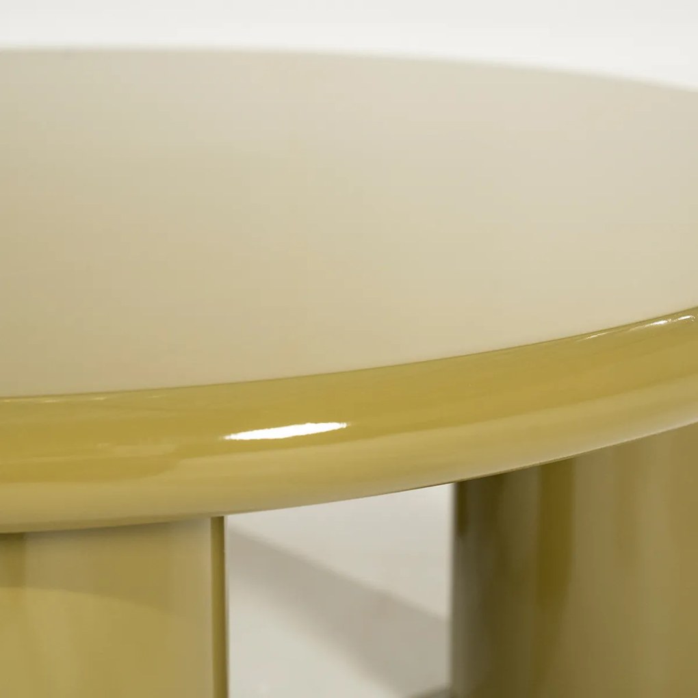 Ronde Salontafel Large Groen - 80 X 80cm.