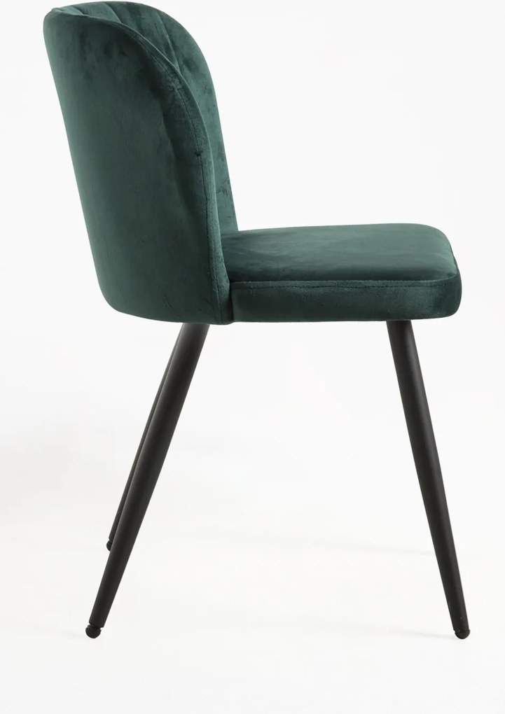 Set 4 Luk Fluwelen Stoelen