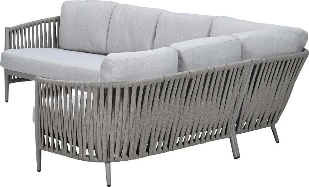 Garden Impressions Devin loungebank 4-delig - taupe