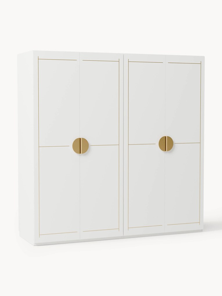 Modulaire draaideurkast Denise, 200 cm breed, in verschillende formaten