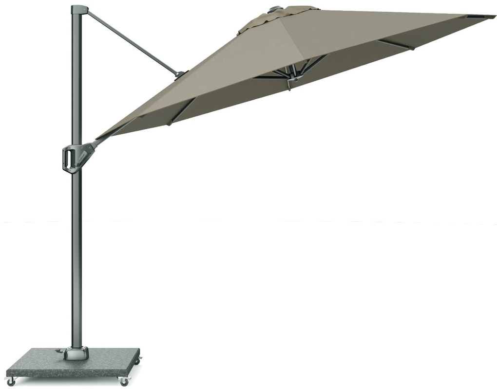 Zweefparasol Ø3m T1 (excl. voet) Taupe-naturel-bruin Platinum Voyager