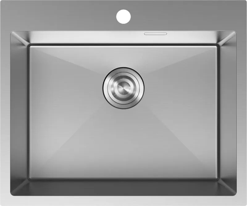 Mexen Solix roestvrijstalen spoelbak 1-komorige 600 x 500 mm, inox - 6408601000-01