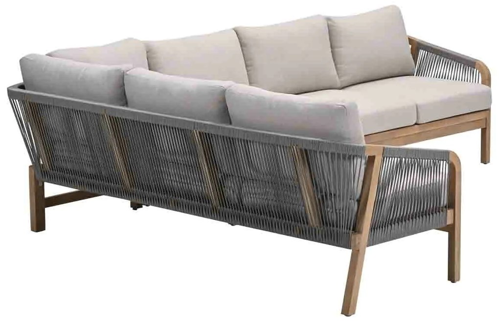 Garden Impressions Alora lounge dining set 2-delig links - grey sand