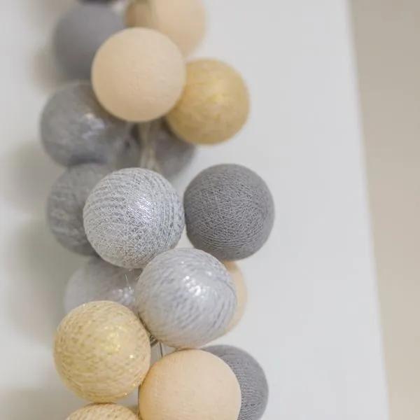 Gold Silver - 20 cottonballs