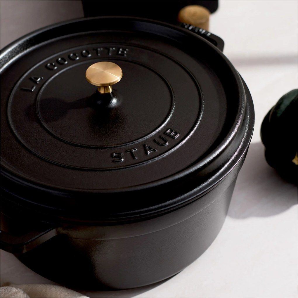 Staub La Cocotte Cocotte 30 cm / 8,4 l, Rond, Zwart - La Cocotte - Staub