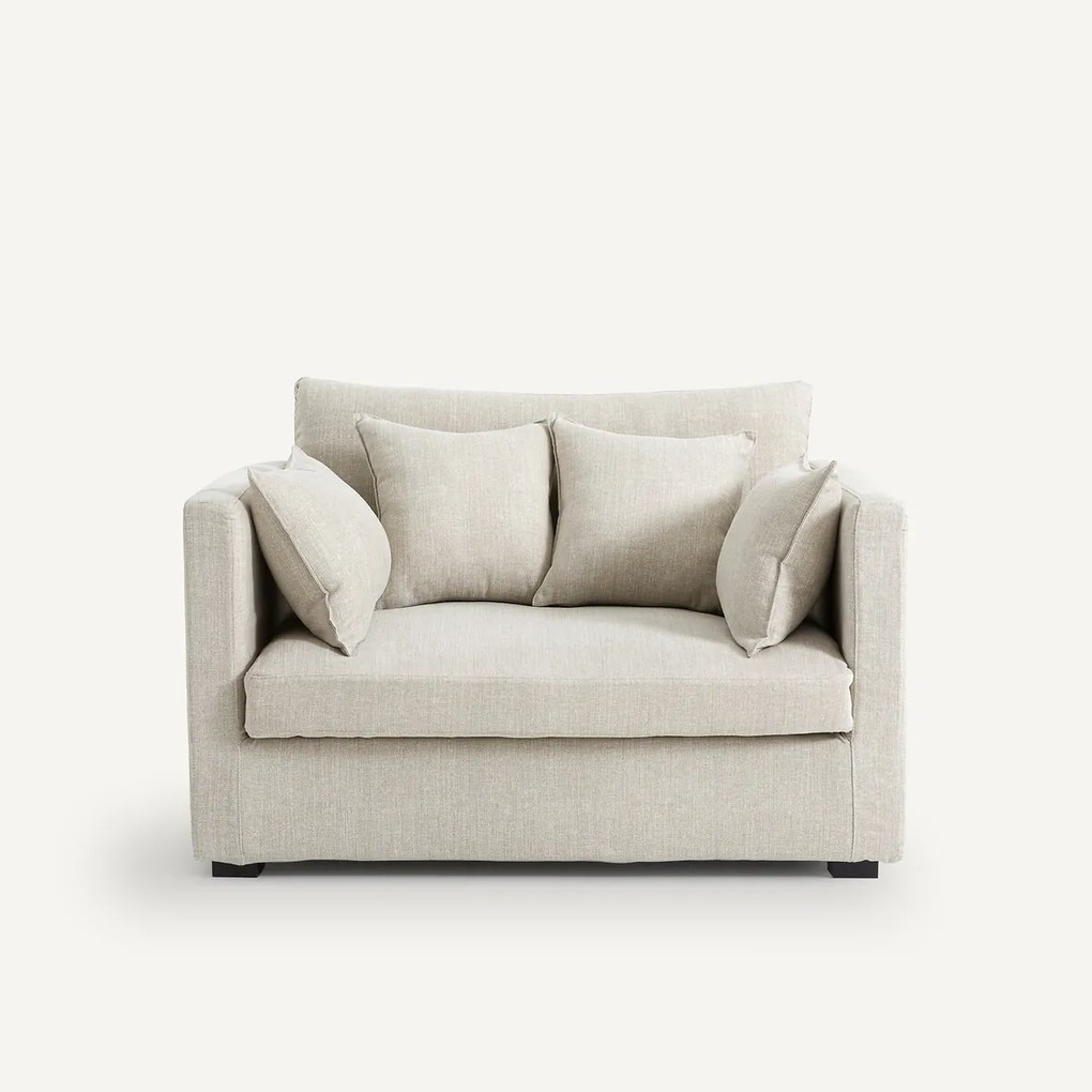 2-zits bank van katoen en linnen, Néo Kinkajou