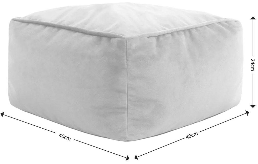 Amara Poef Velvet - Groen