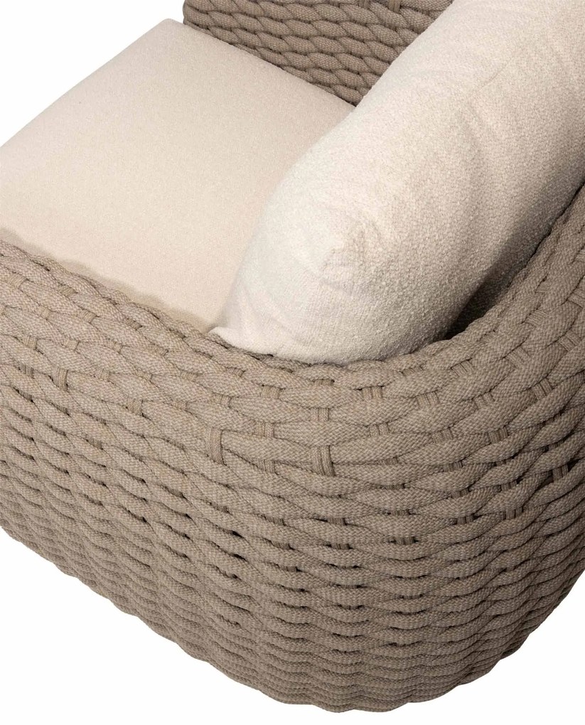 4 Seasons Outdoor Maxime chaise loungebank terre LoungebankLoungeset   bruin weerbestendig