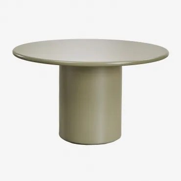 Rodeo Ronde Mdf Eettafel Groen – Salie & Ø130 Cm - Sklum