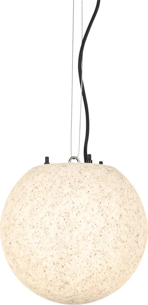 Moderne buitenlamp grijs 25 cm IP65 - Nura