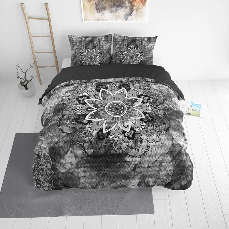 DreamHouse Bedding Jady - Antraciet 1-persoons (140 x 220 cm + 1 kussensloop)