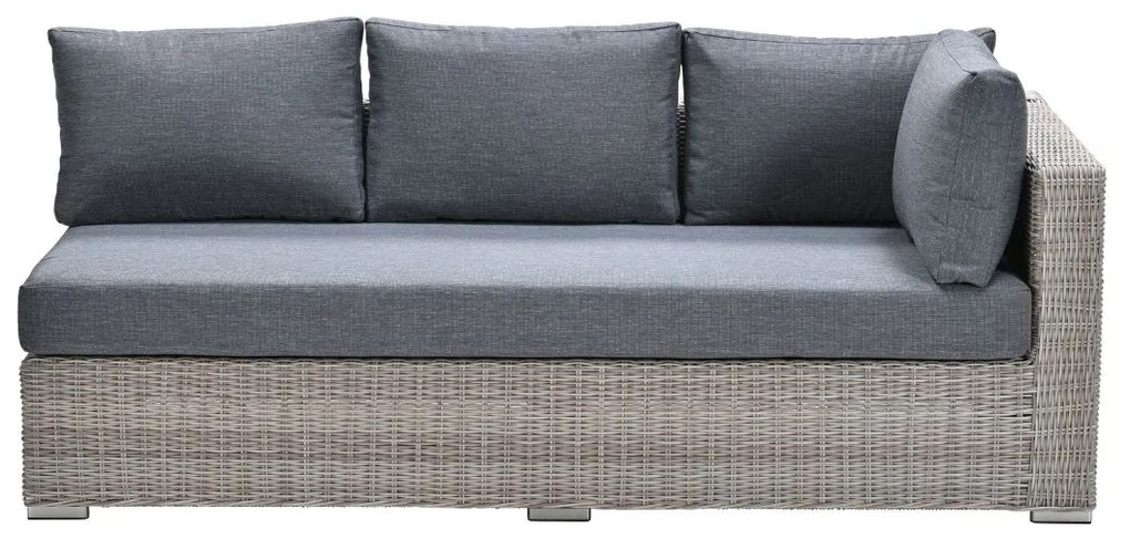 Garden Impressions Tennessee loungebank arm links vintage willow - texfiber