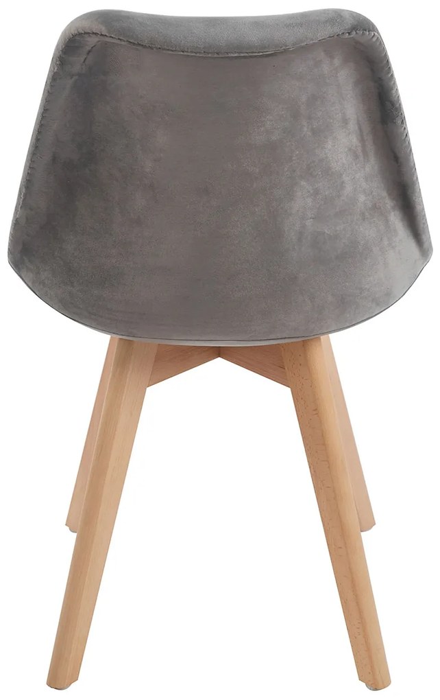 Set van 4 Synk Fluwelen Stoelen