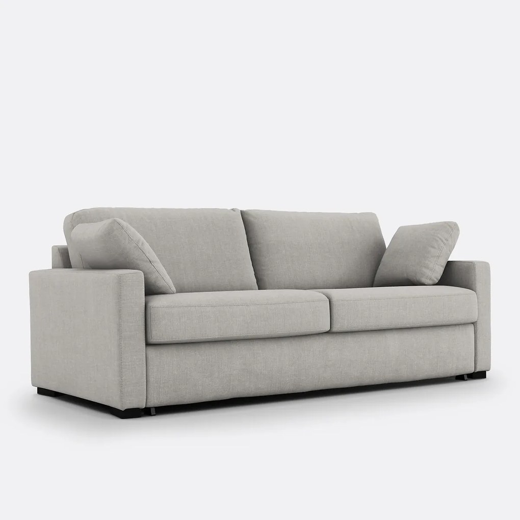 Slaapbank van katoen en linnen, Comfort Bultex®, Timor