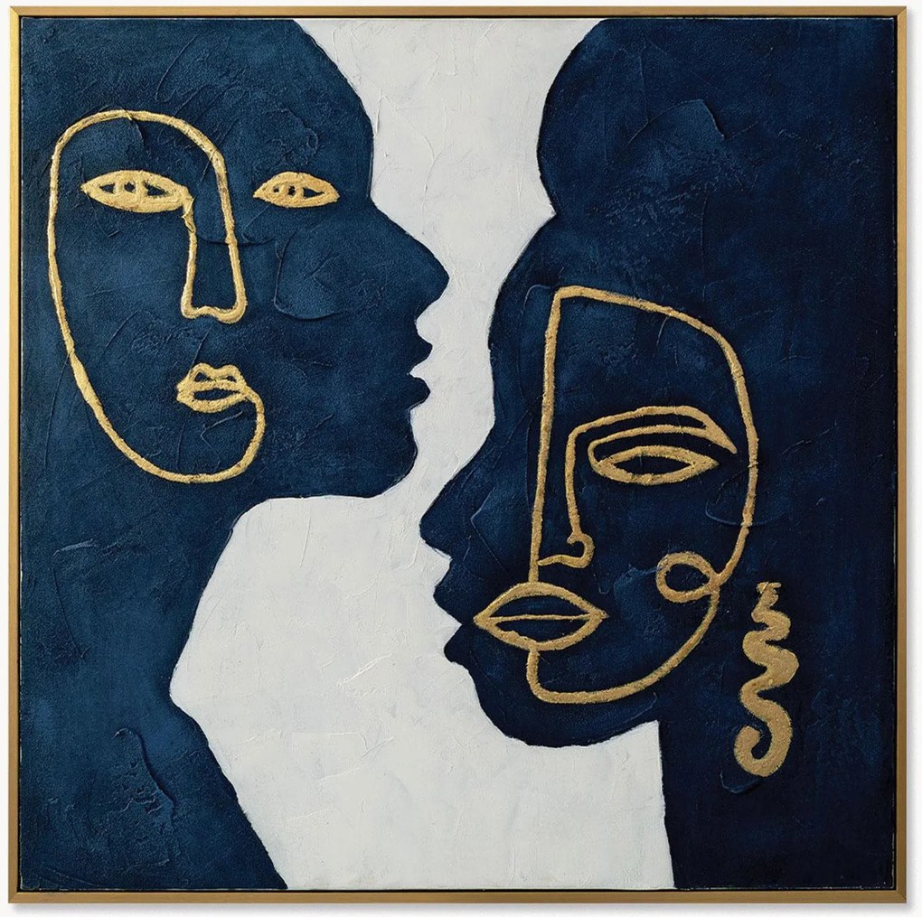 Handbeschilderd canvasdoek Whisper