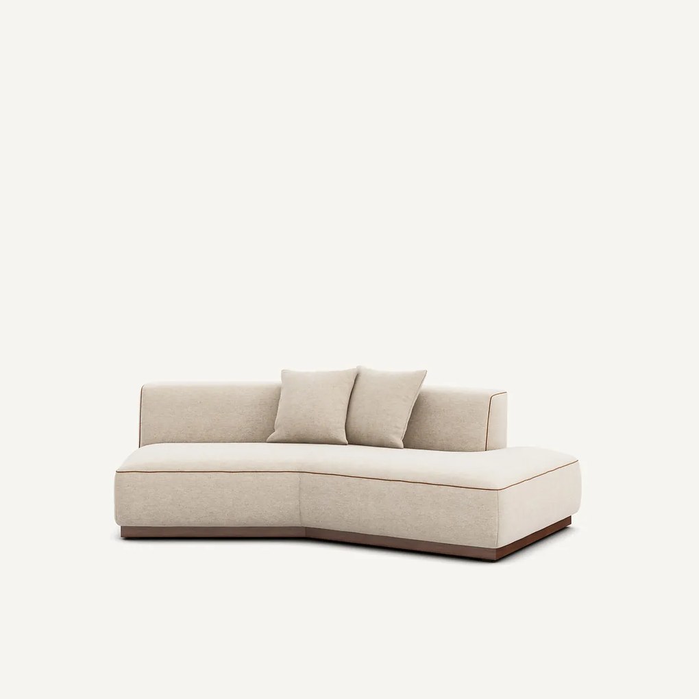 Rechte halve zetel in gemêleerde stof, JACOPO