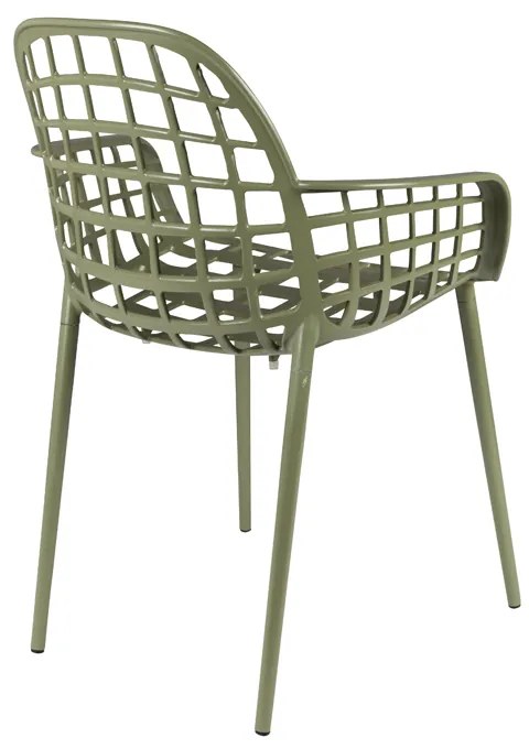 Zuiver Albert Kuip Garden Aluminium Tuinstoel Groen