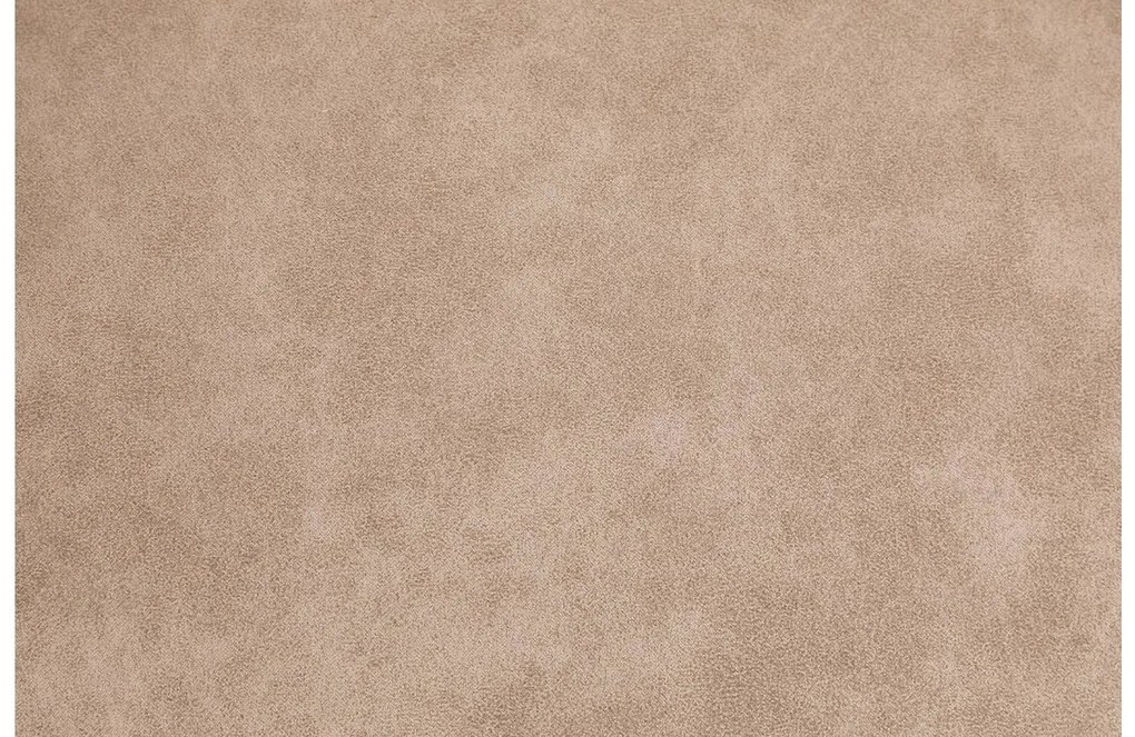 Goossens Eetkamerstoel Leen beige microvezel met armleuning en met wielen, stijlvol landelijk