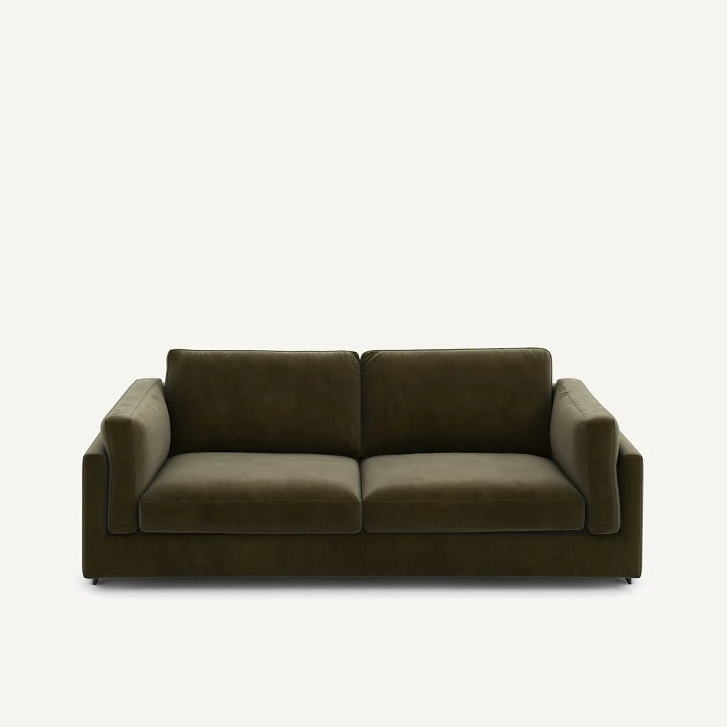 Omvormbare bank in fluweel, César